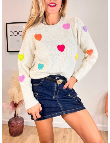 Maglione Cuori