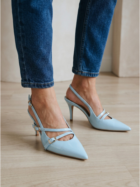 Décolleté celeste