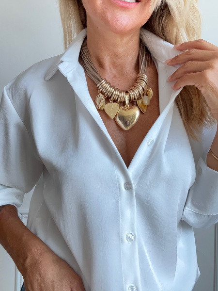 Collana cuori pendenti