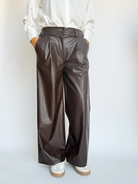 Pantalone ecopelle