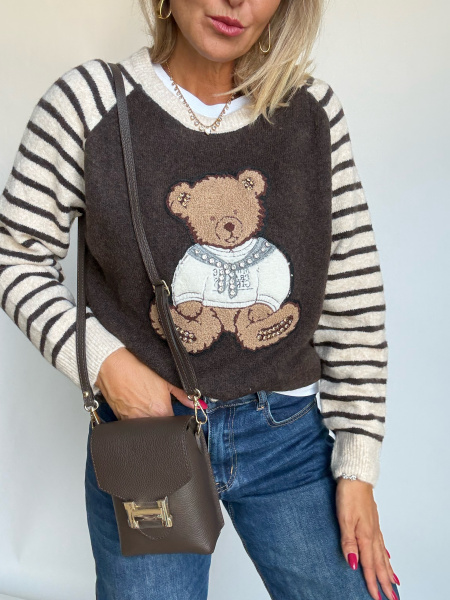 Maglia patch orso