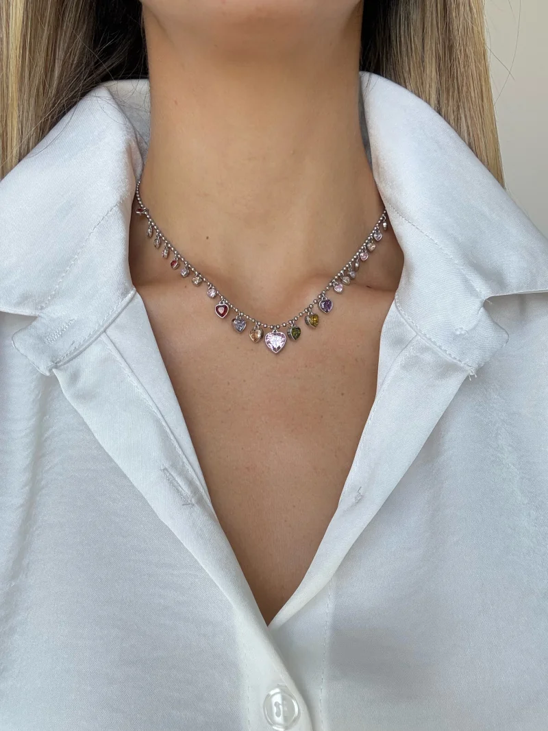 Collana cuori