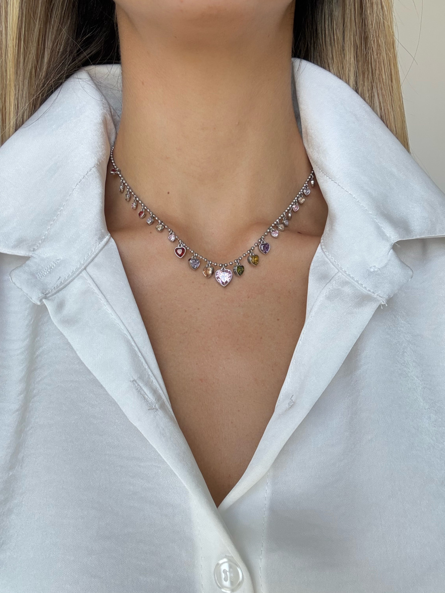 Collana cuori