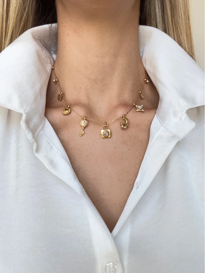 Collana ciondoli oro