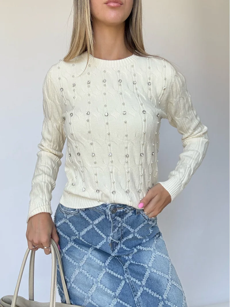 Maglione diamanti