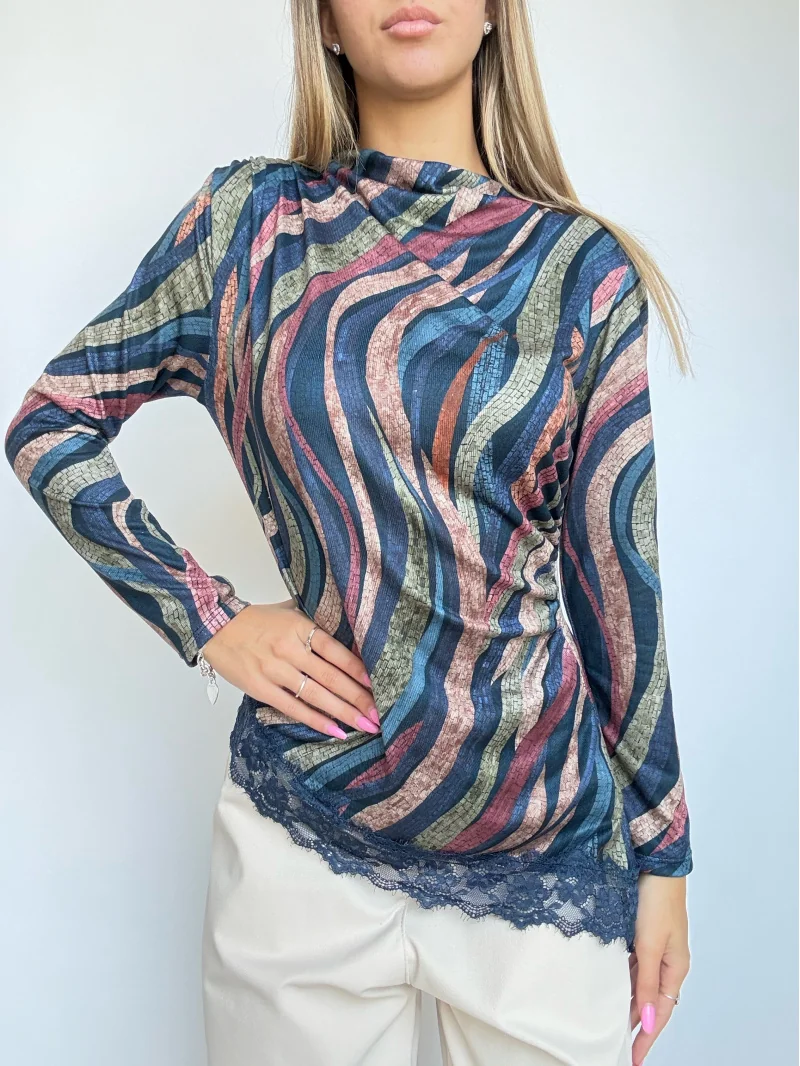 Maglia fondo pizzo