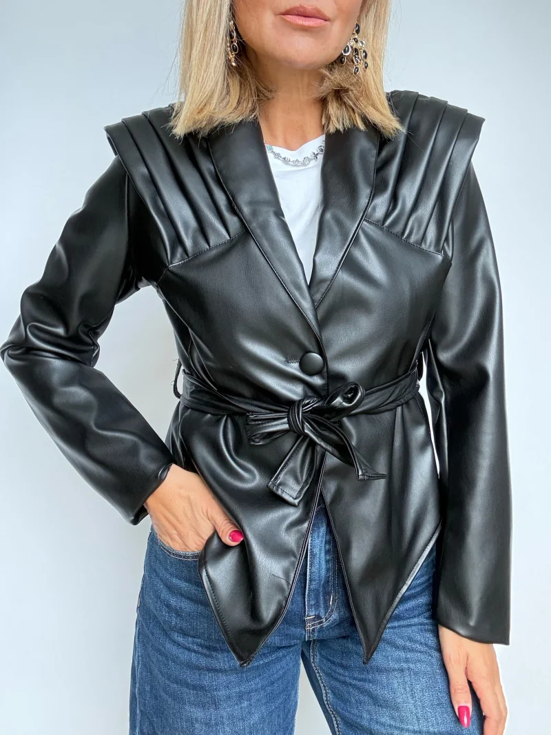 Giacca ecopelle Trend