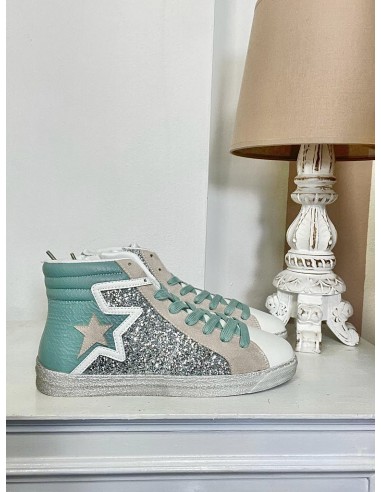 Sneakers glitter Tiffany